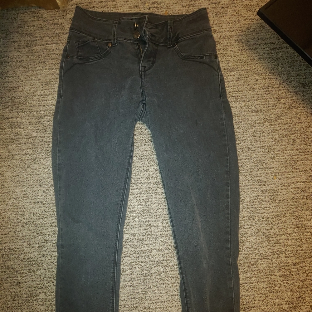 off Black high-rise jeans